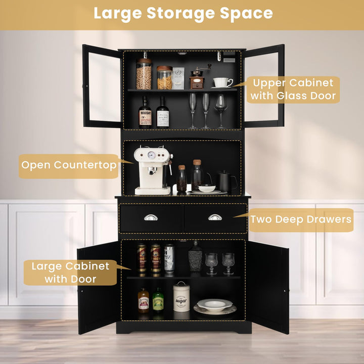 67" Pantry Organizers and Storage - Giantex