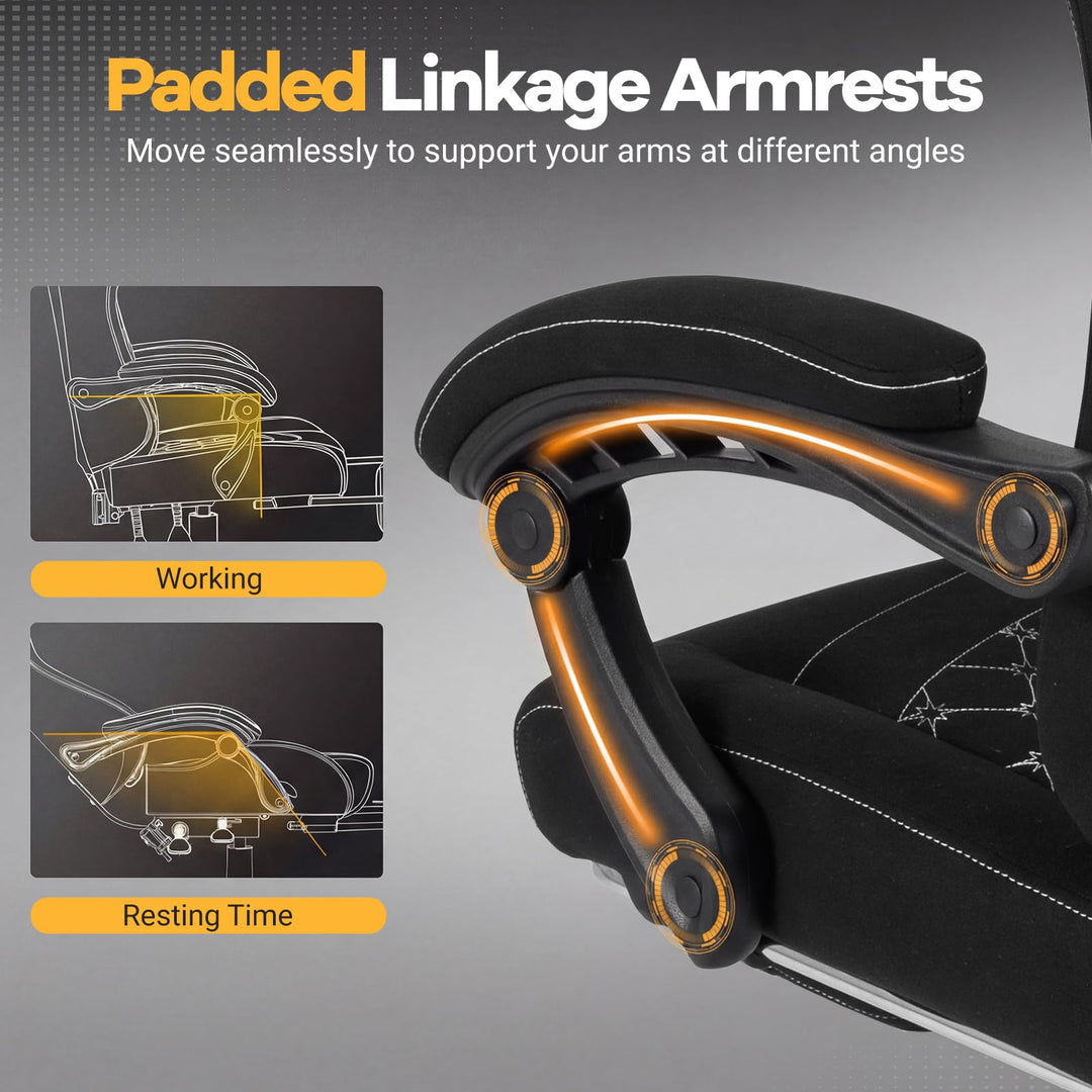 Giantex Gaming Chair | Ergonomic Computer Chair with Headrest