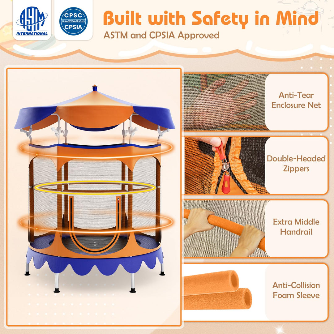 Giantex 5Ft Trampoline for Kids