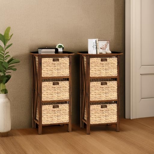 Giantex Wooden X-Design Side Table End Table
