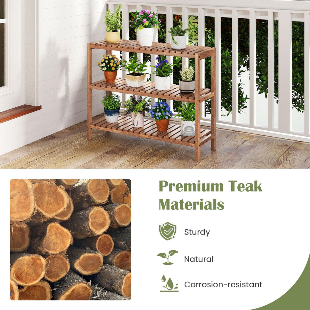 Giantex 3 Tier Wooden Bookshelf for Entryway Living Room Bedroom