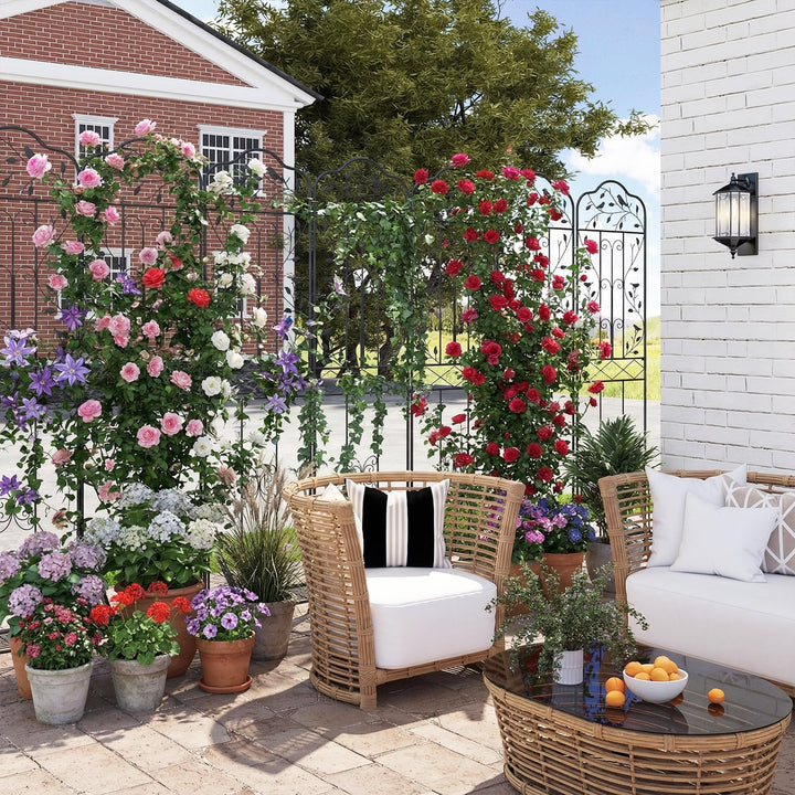 Giantex Metal Garden Trellis for Climbing Plants