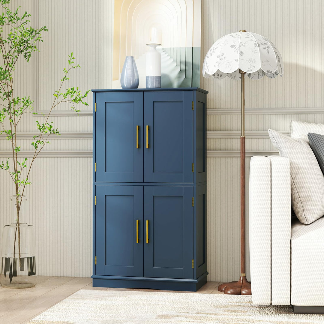 Giantex Bathroom Storage Cabinet Freestanding Floor Cabinet