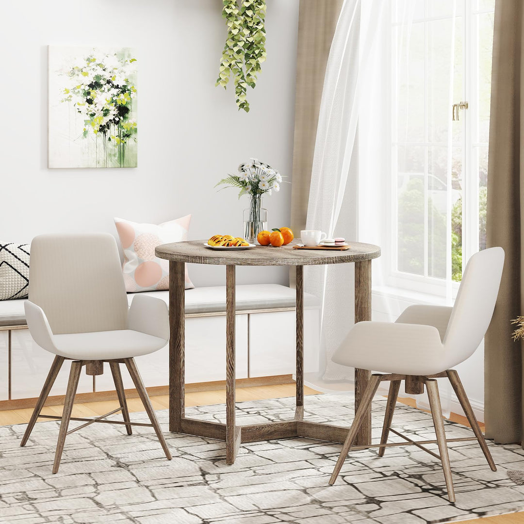 Giantex 36" Round Dining Table for 4