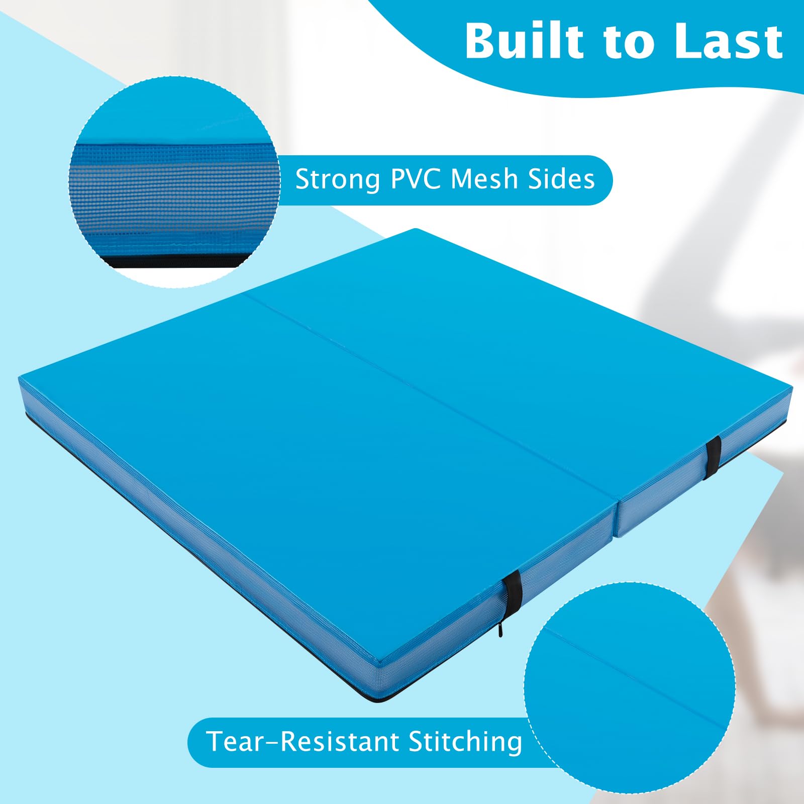 4" Thick Folding Gymnastics Mat - Giantex