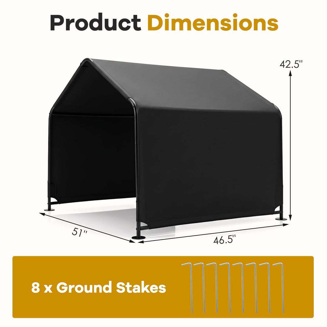 Giantex Outdoor Dog Shade Shelter with Waterproof Canopy