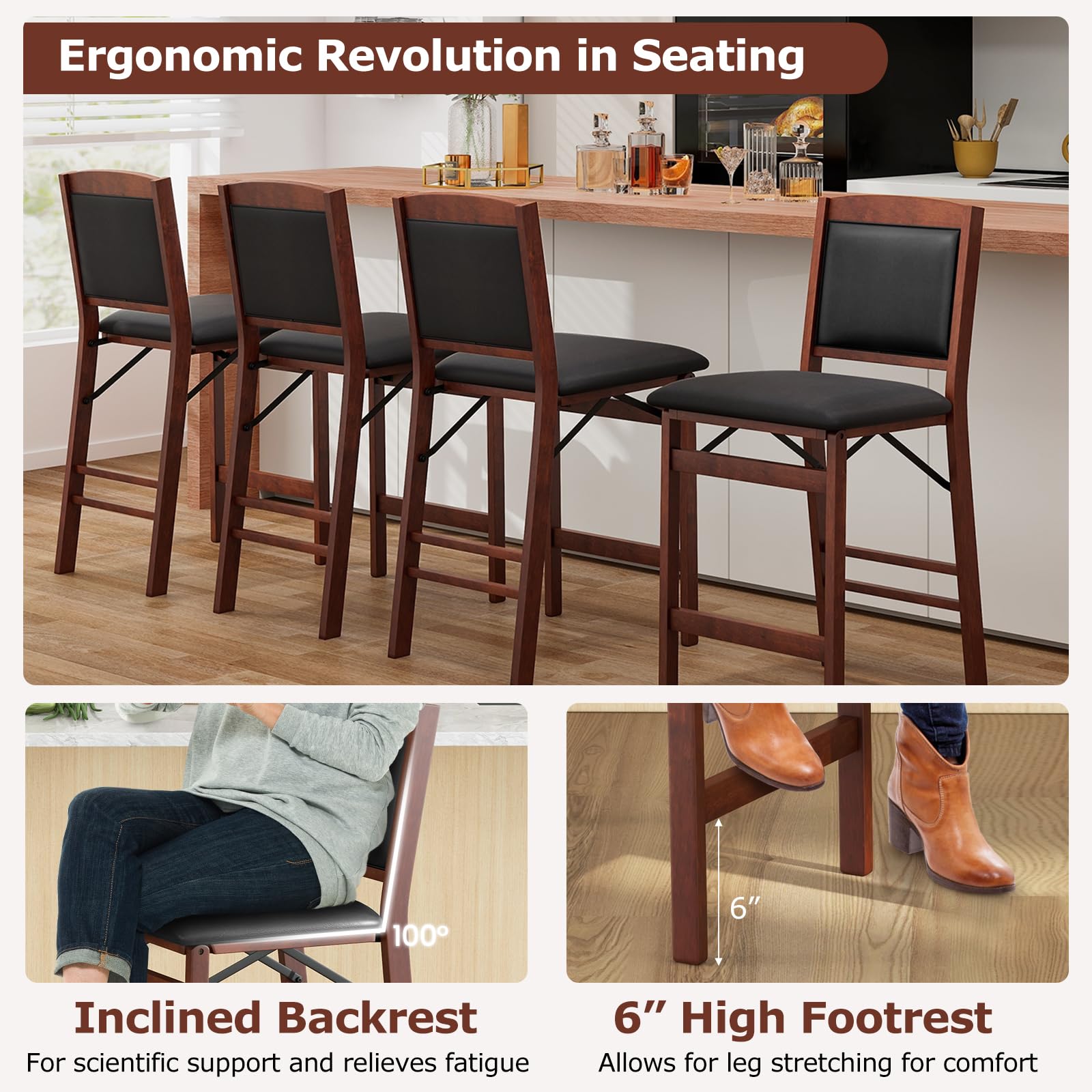 Giantex Bar Stools - Thumbnail 4