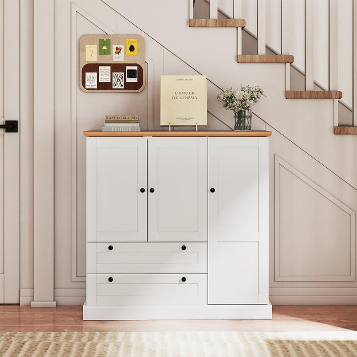 Giantex Buffet Cabinet with Storage for Coffee Bar Dining Living Room Entryway
