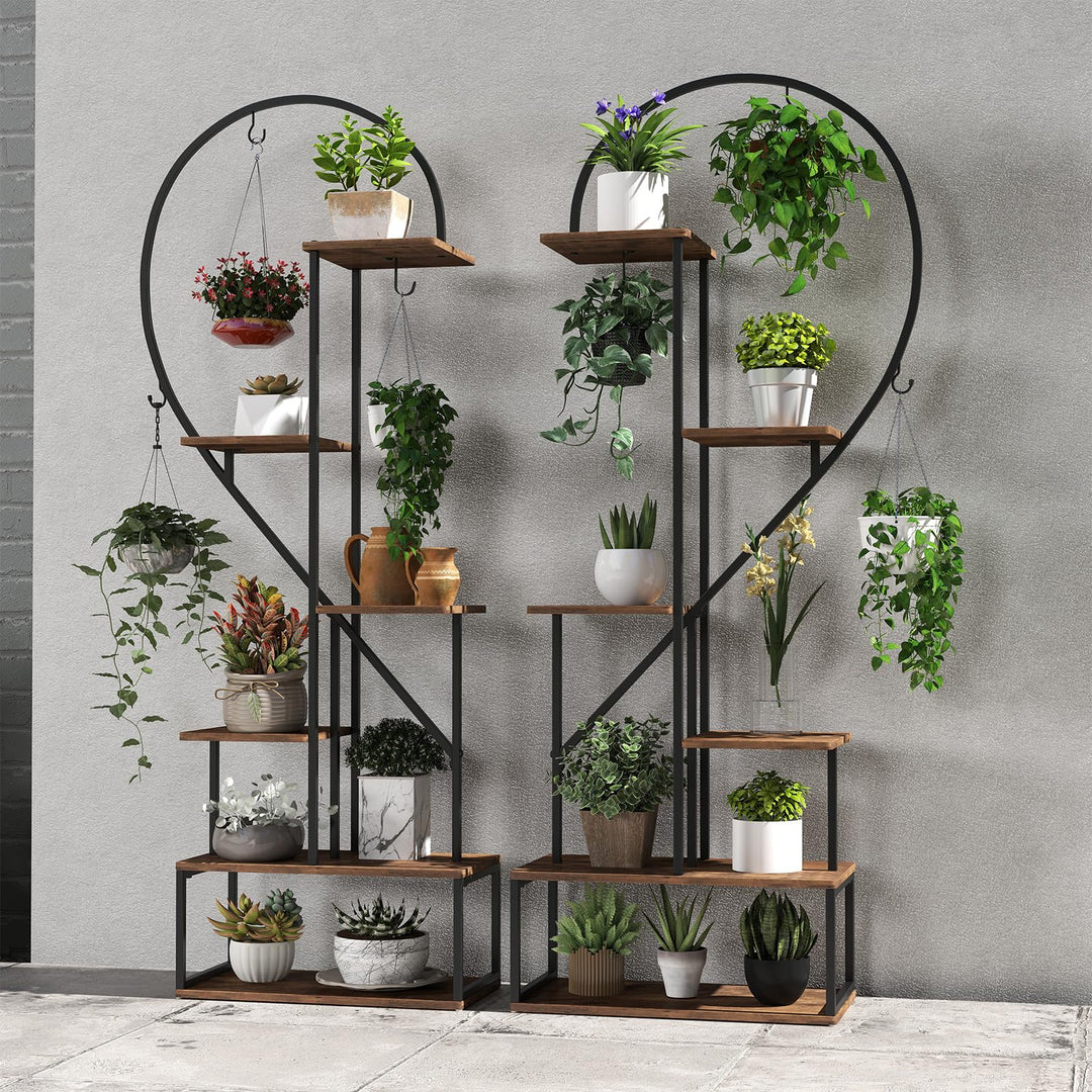Giantex 6 Tier Tall Plant Stand Indoor for Living Room Balcony Patio Art Studio