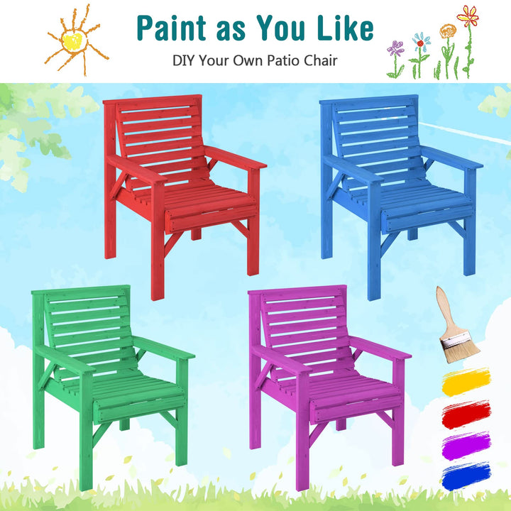 Giantex Outdoor Patio Dining Chairs