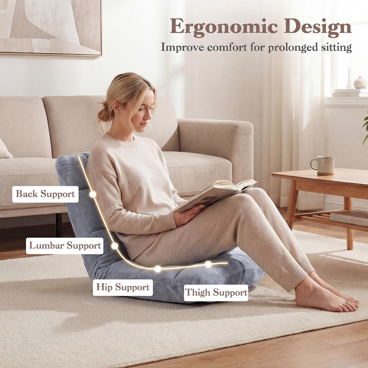 Giantex Floor Chair with 14-Position Adjustable