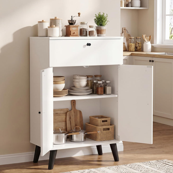 GIANTEX Kitchen Buffet Cabinet with 1 Drawer