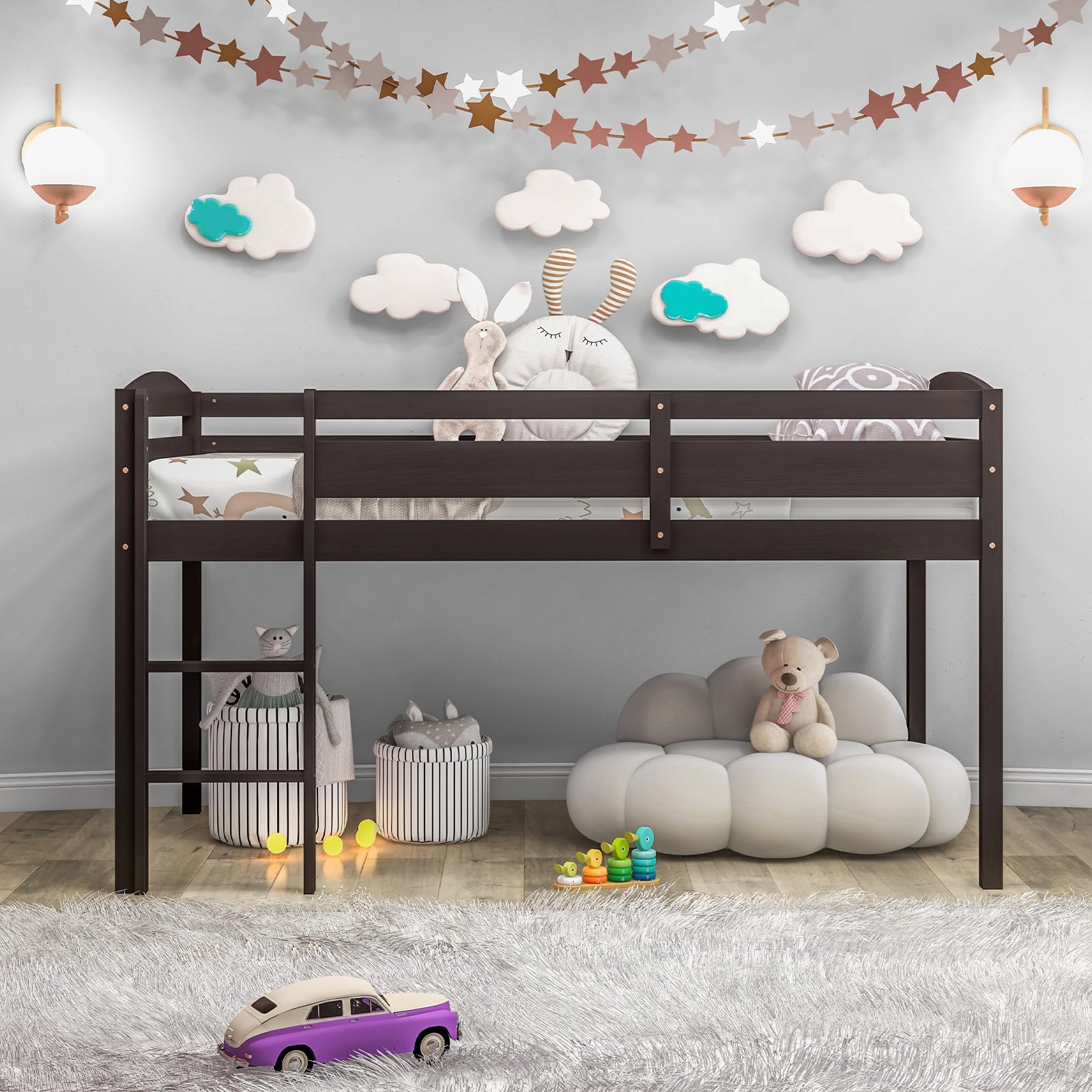 Giantex Loft Bed with Ladder