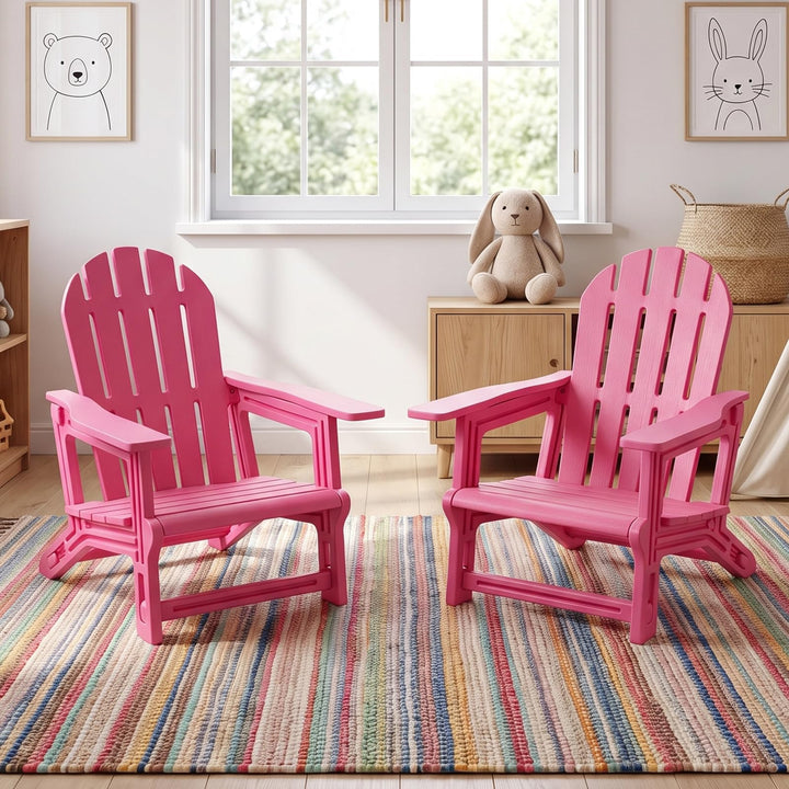 GIANTEX Kids Adirondack Chair | Kids Beach Chair for Age 3+ (1/2/4)