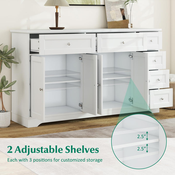 Giantex Large Buffet Cabinet with Storage, 59” Kitchen Cabinet