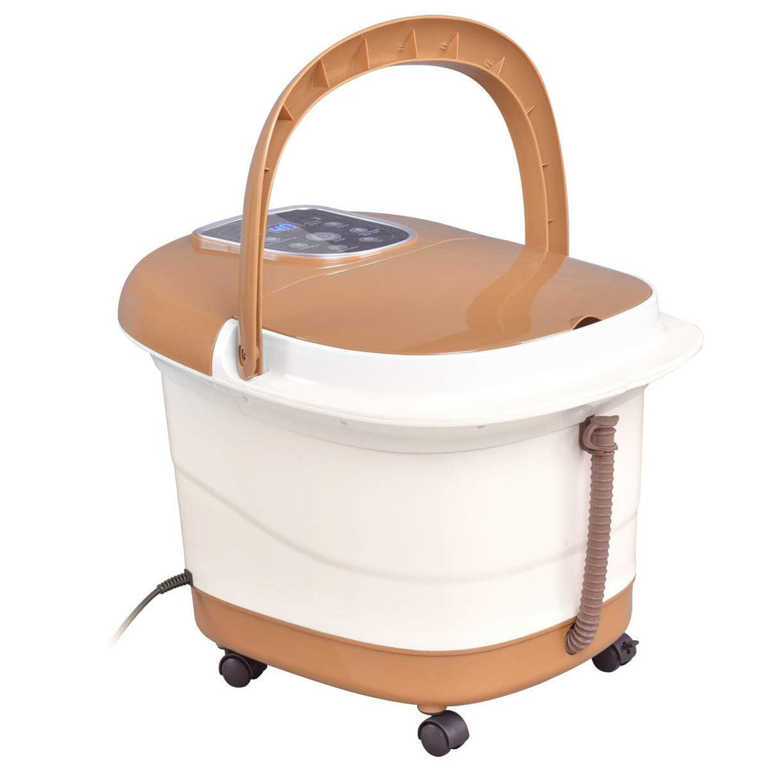 Giantex All in One Foot Spa Bath Massager w/Heating & Surfing