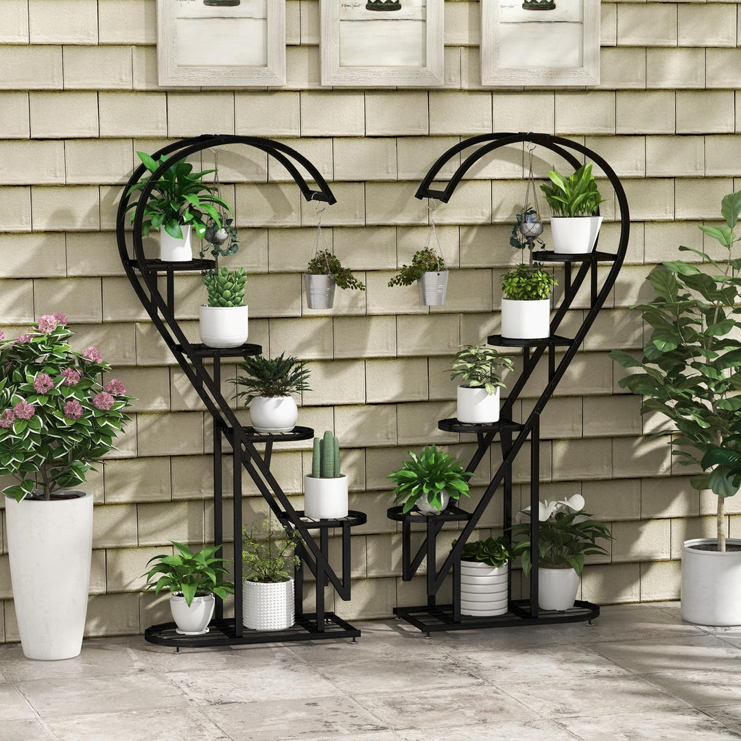 Giantex 5 Tier Metal Plant Stand Indoor