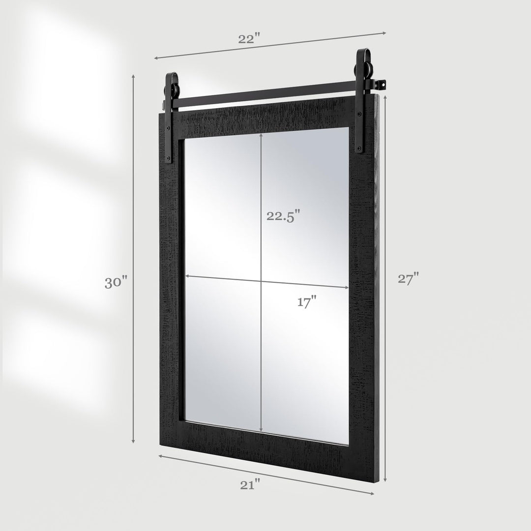 CHARMAID Farmhouse Wall Mirror