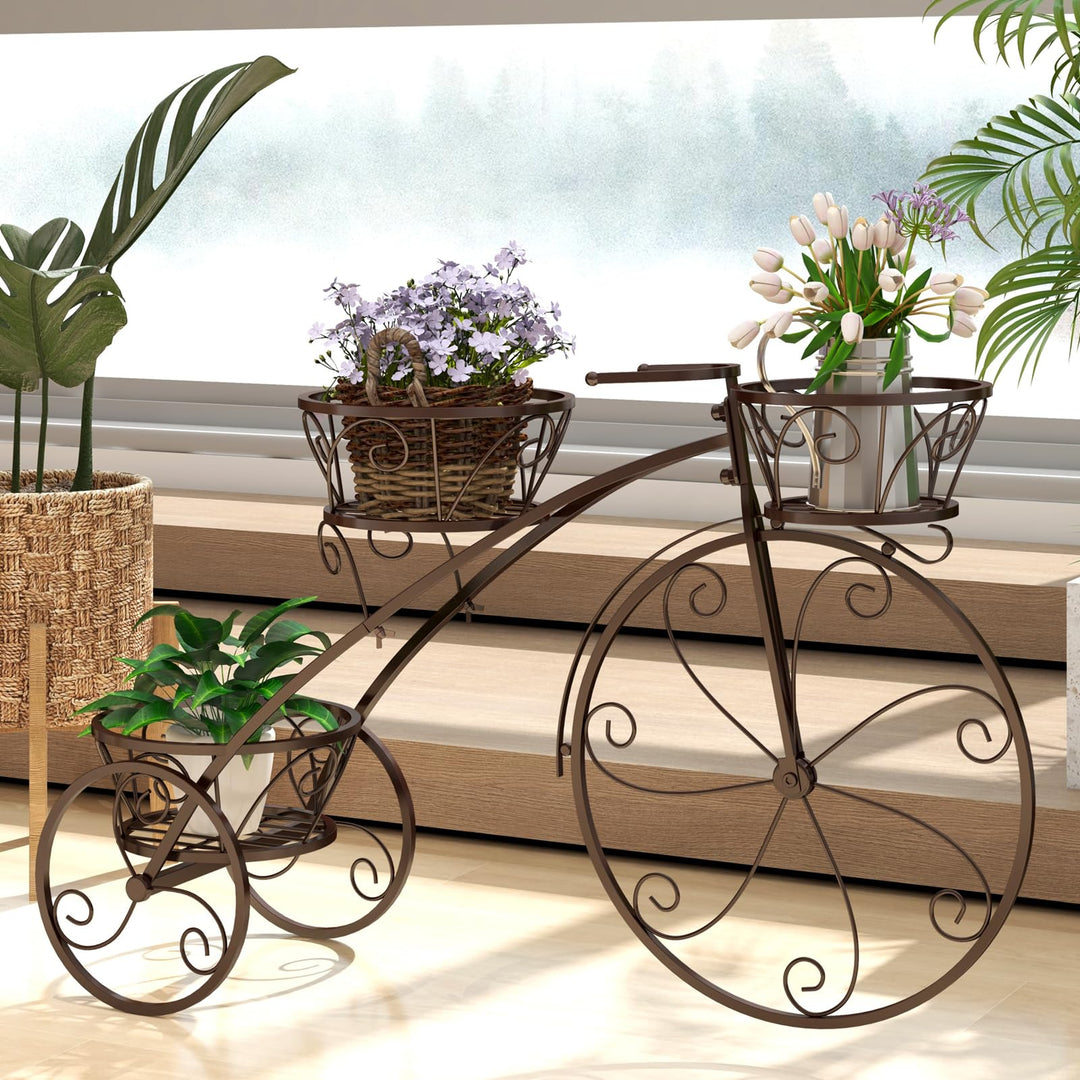Giantex Metal Bicycle Planter