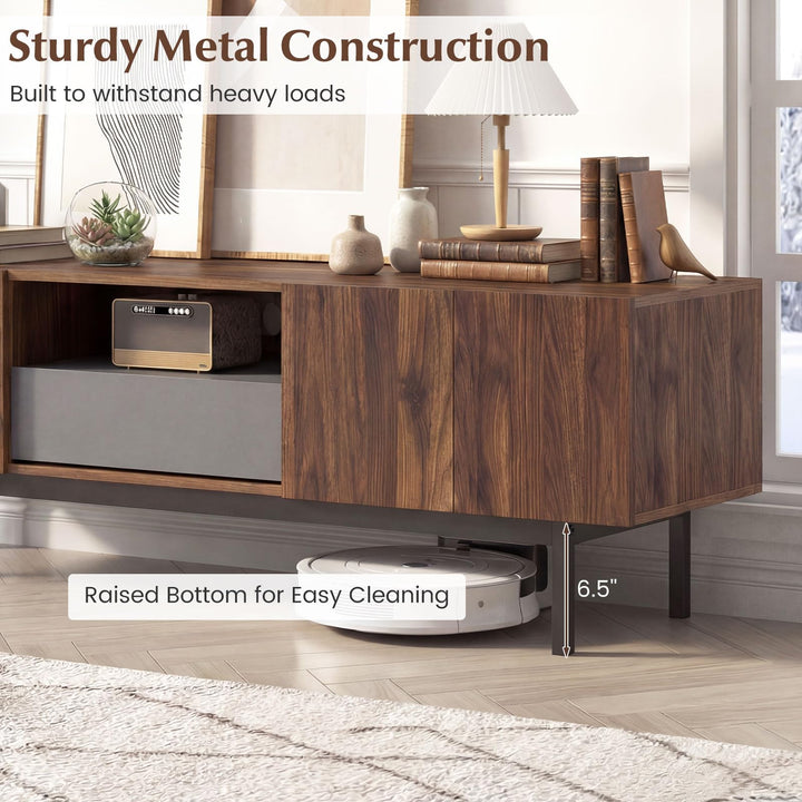 Giantex Mid Century Modern TV Stand for TVs up to 80"