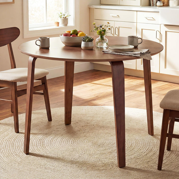 Giantex 37.5" Round Dining Table Set for 2/4