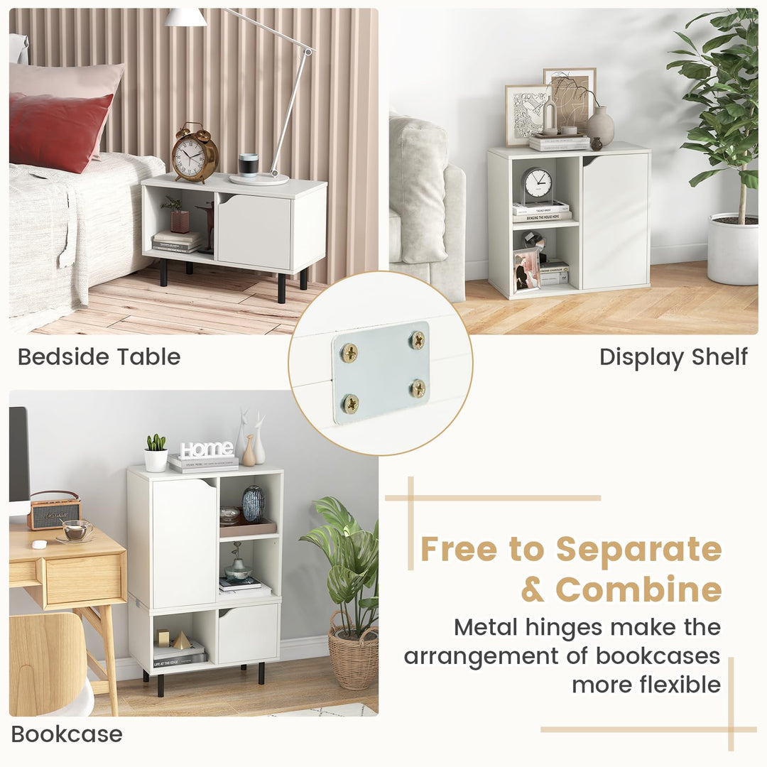 Giantex 5 Cube Stackable Bookcase
