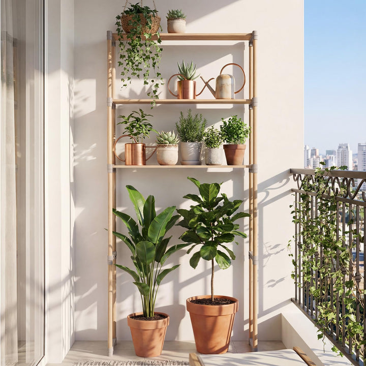 Giantex 3-Tier Over The Toilet Storage Rack with Open Shelves