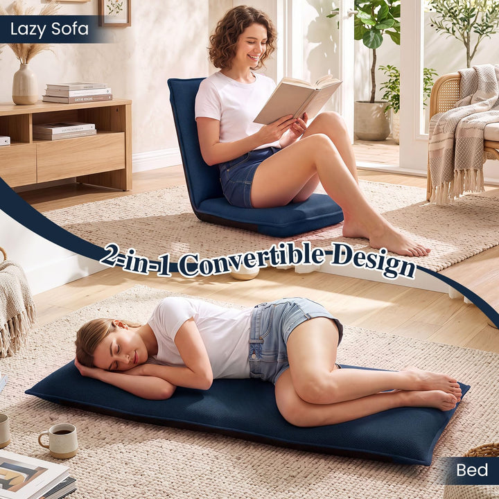Giantex Adjustable 6 Positions Folding Lazy Man Sofa Chair Floor Chair (1/2)