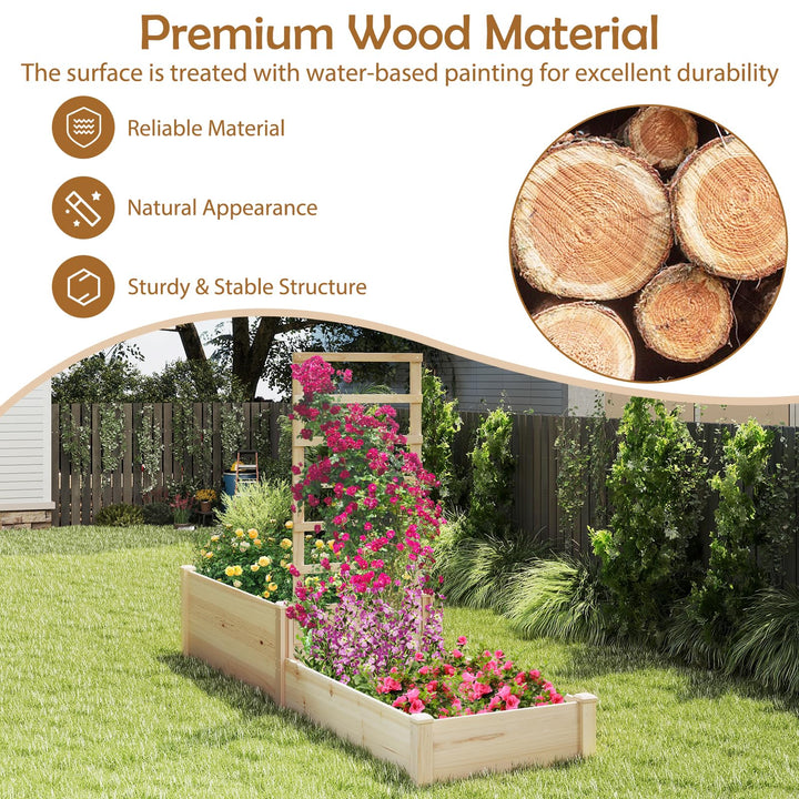 Giantex Wooden Raised Garden Bed