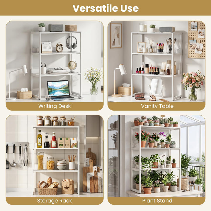 Giantex Desktop Bookshelf for Home Office Kitchen Dorm