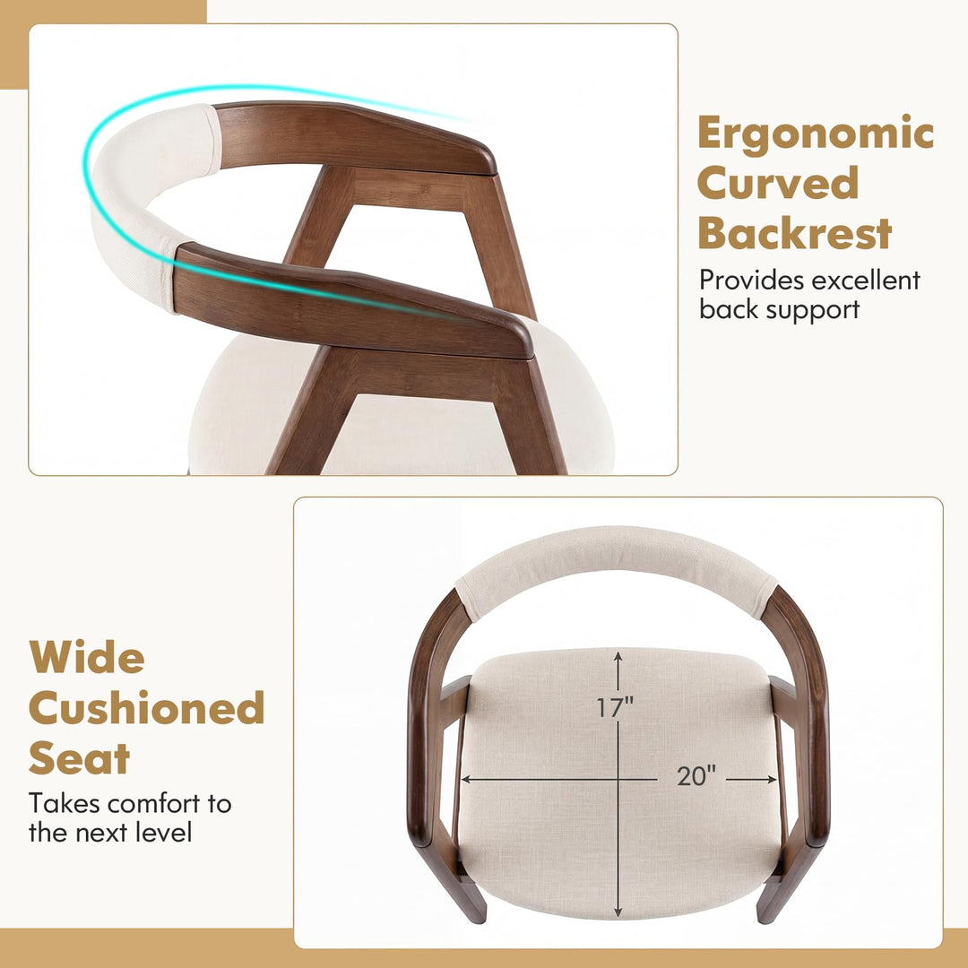 Giantex Modern Mid Century Accent Chairs