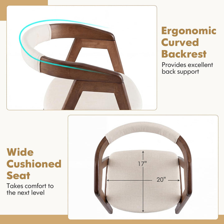 Giantex Modern Mid Century Accent Chairs