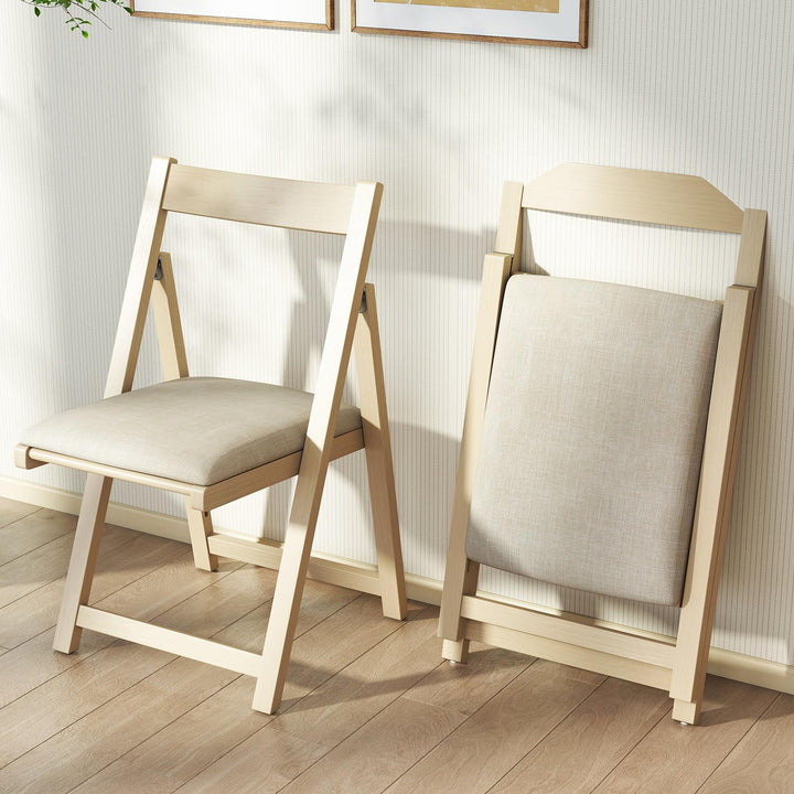 Giantex Folding Dining Chairs Set of 4