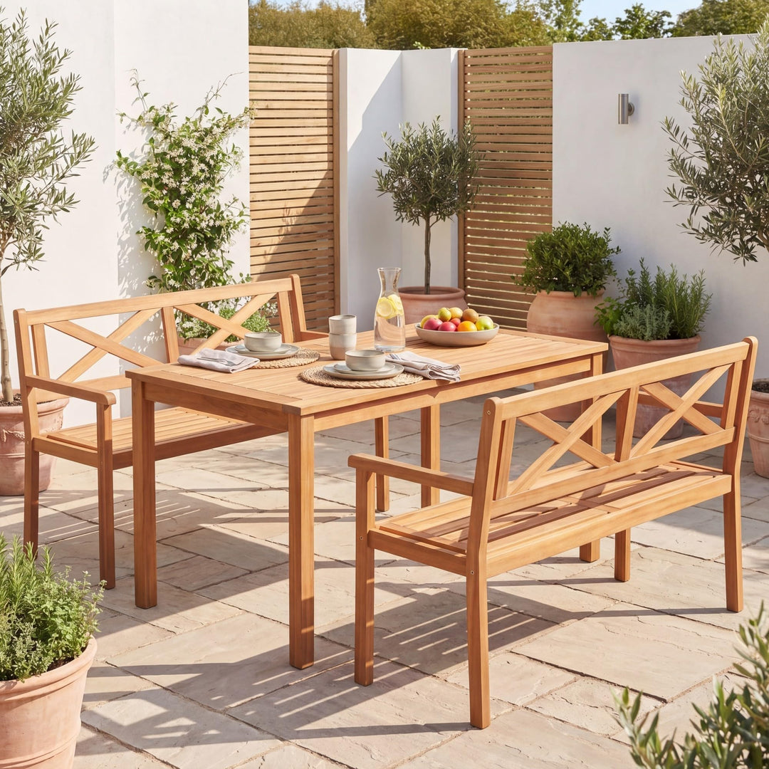 Giantex 47" 2-Person Outdoor Bench