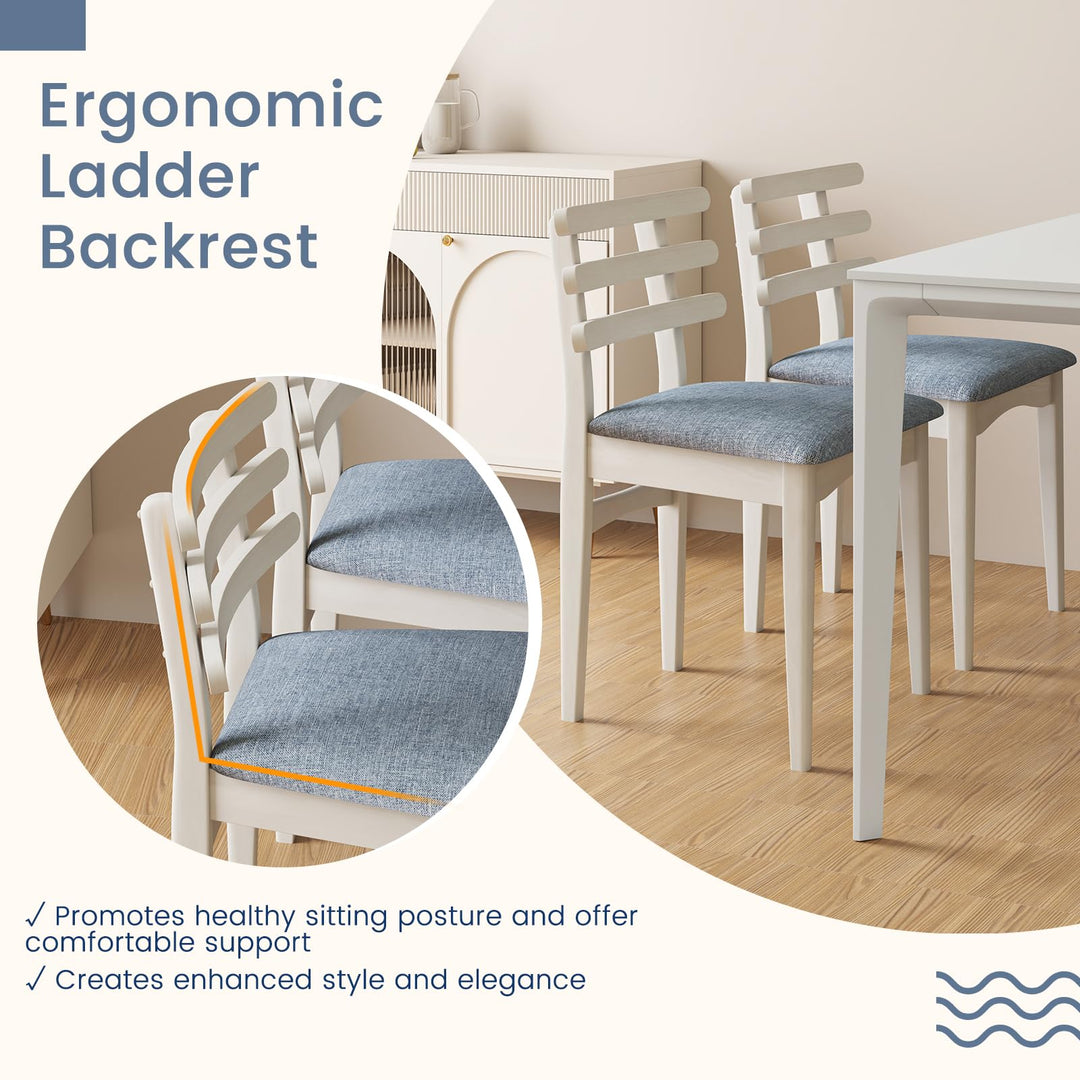 Giantex Wooden Dining Chairs Set