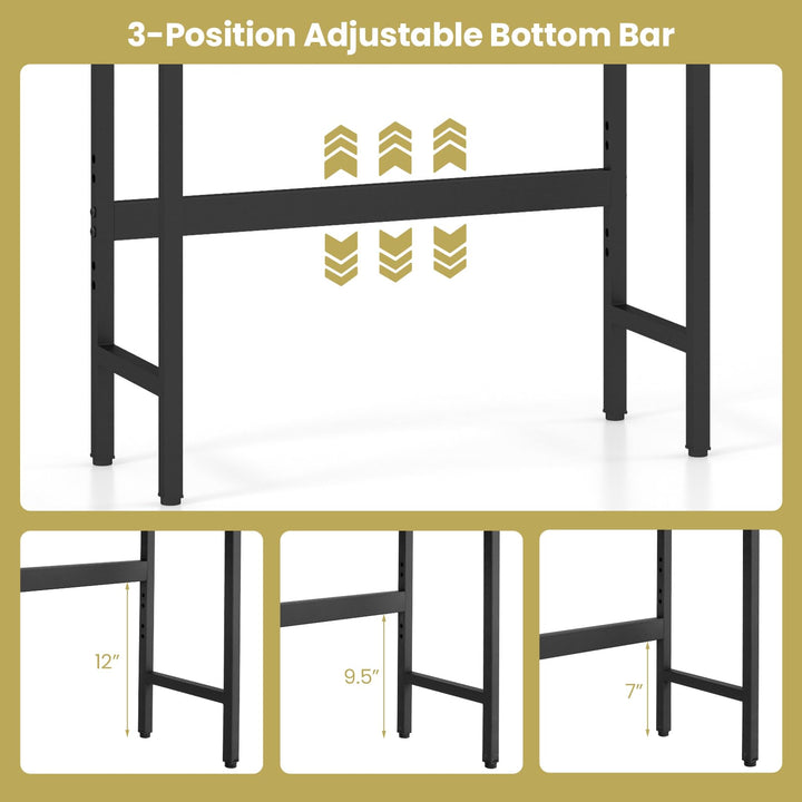 Giantex Over The Toilet Storage Cabinet - Toilet Shelf Rack with Anti-Tip Device