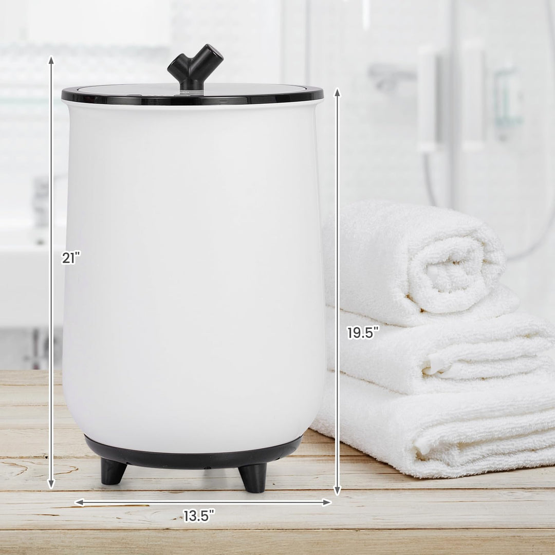Giantex Towel Warmer for Bathroom - 23L Large Blanket Warmer with 3 Heat Settings, Built-in Timer, Auto Shut Off