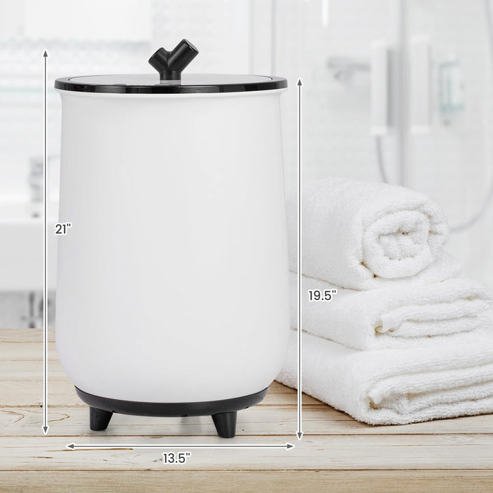 Giantex Towel Warmer for Bathroom - 23L Large Blanket Warmer with 3 Heat Settings, Built-in Timer, Auto Shut Off