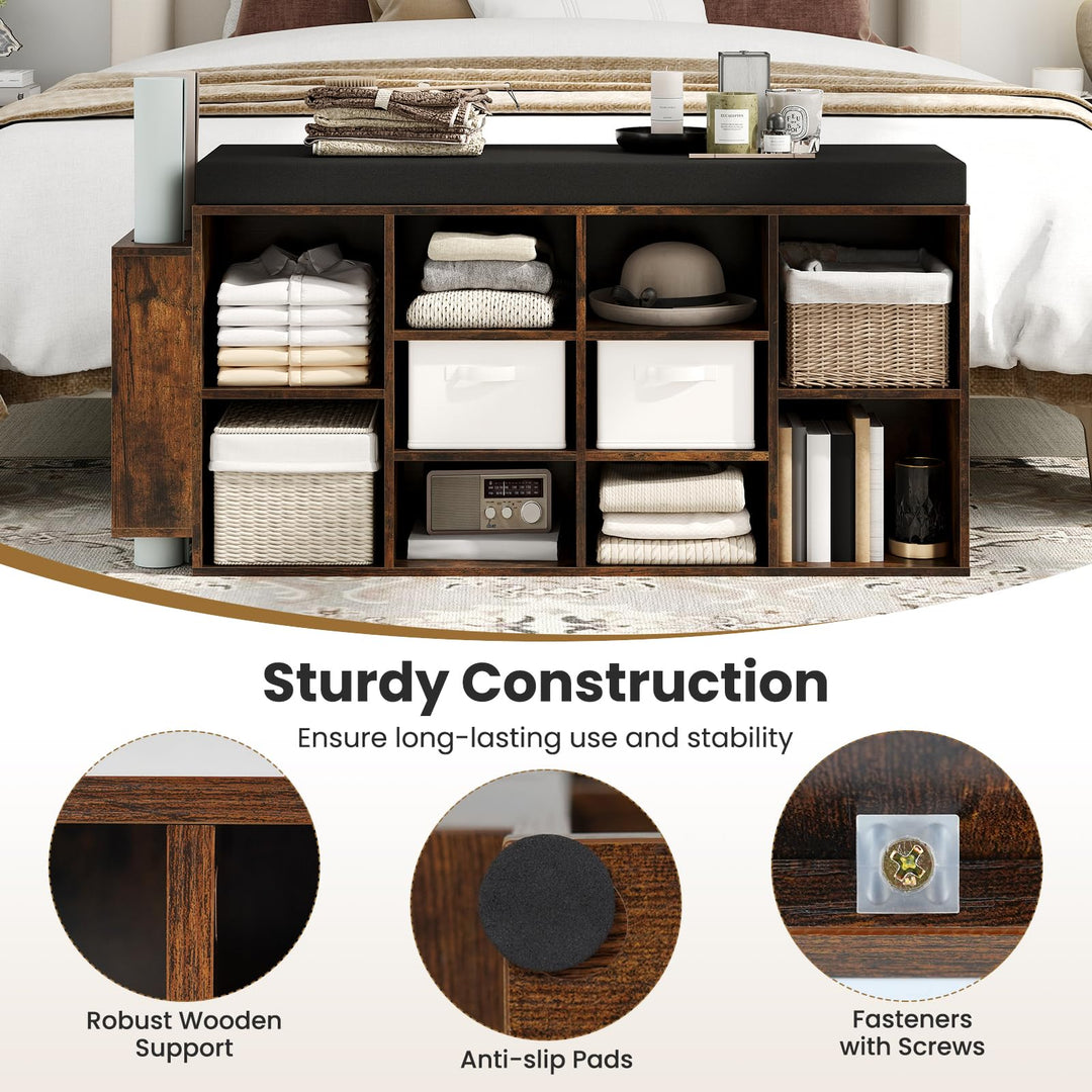 Giantex Shoe Storage Bench with Umbrella Stand