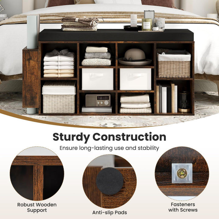 Giantex Shoe Storage Bench with Umbrella Stand