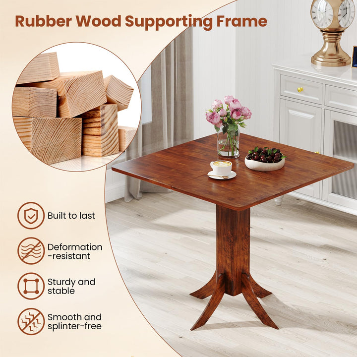 Giantex 33-Inch Square Dining Table for 2-4 People