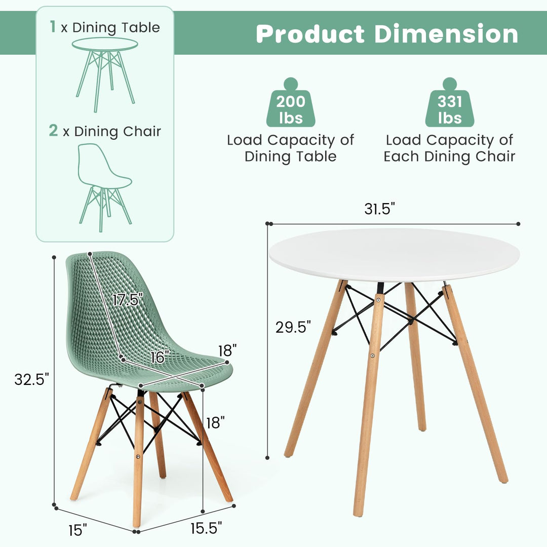 Giantex Dining Table Set for 2 or 4