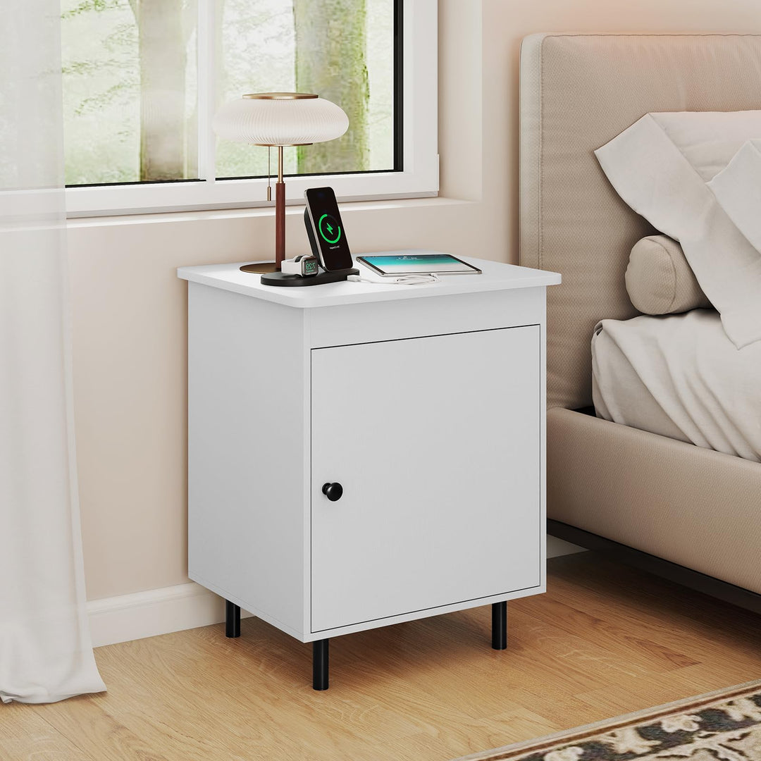 Gianex Wood Sofa Side Tables Storage Cabinet for Bedroom