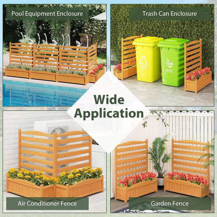 Giantex Air Conditioner Fence Outdoor