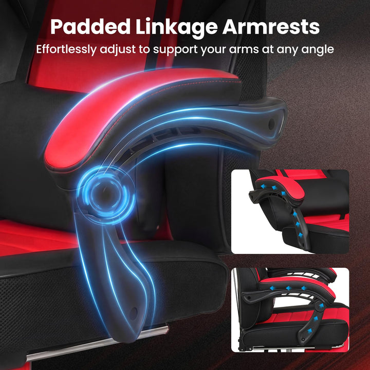 Giantex Gaming Chair | Ergonomic Video Game Chair w/Lumbar Support