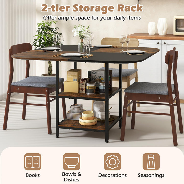 Giantex 47.5-inches Dining Table for 4 Square Kitchen Table