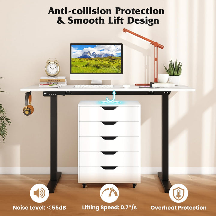 Giantex Electric Standing Desk 48" x 24" Height Adjustable Sit Stand Computer Workstation