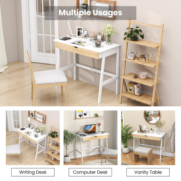 Giantex Modern Writing Desk with Drawer
