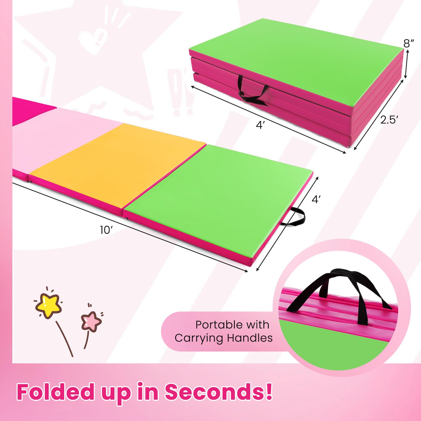 Giantex 4'x10' Gymnastics Mat