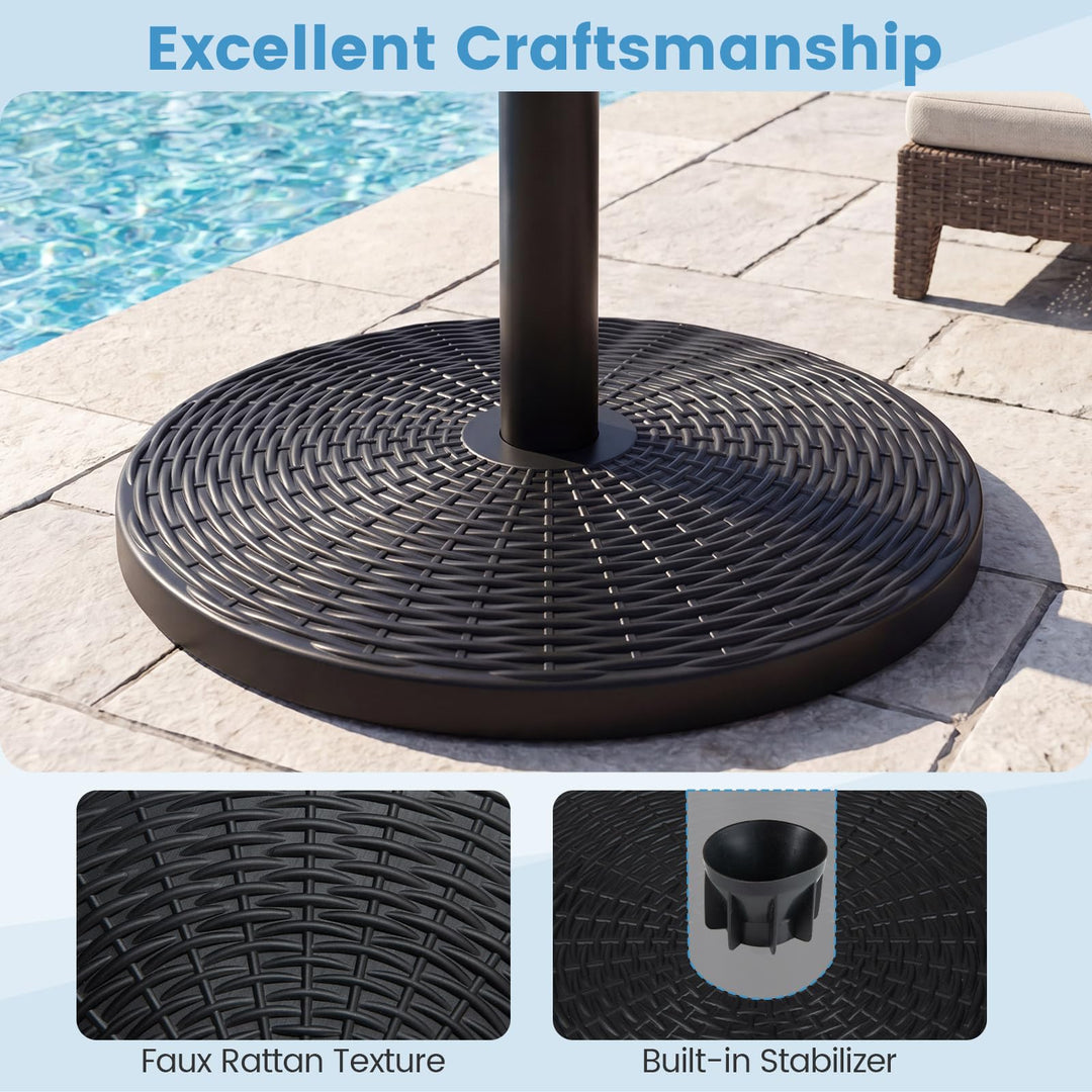 Giantex 21 lbs Patio Umbrella Base Stand